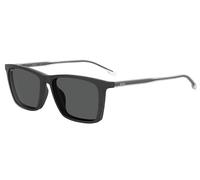 Hugo Boss Lunettes de soleil 1151/CS Noir mat / Gris Clip-on 56/16/145 Homme