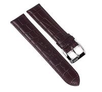Hugo Boss Bracelet Montre En Cuir Marron Foncé 22mm Pour 1512636