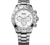 Hugo Boss Cadran Blanc Acier inoxydable Chrono Quartz 1512962 2Y47S6