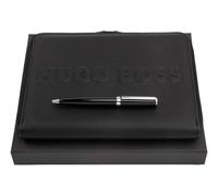 HUGO BOSS Cartable noir pour femme et homme - Label Writing Set M 199734