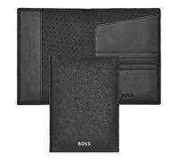 Hugo Boss Classic Grained Passport Case Black