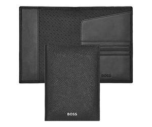 Hugo Boss Classic Grained Passport Case Black