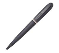 Hugo Boss Contour Iconic HSH3414D Stylo à bille en laiton et aluminium Noir Longueur 13,6 cm Couleur de la mine Bleu