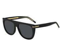 Hugo Boss Femme BOSS 1655/S 807/IR Lunettes de soleil Acétate Noir Gris Ronde