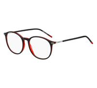 Hugo Boss Femme Hugo Boss HG 1277 OIT Montures optiques Acétate Noir/Rouge Ronde