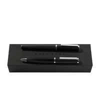 Hugo Boss Formation HPBP106B Ensemble de stylos à bille et stylo plume Chromé