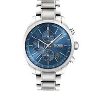 BOSS Montre Chronographe à Quartz pour homme Collection Grand Prix avec Bracelet en cuir ou en acier inoxydable