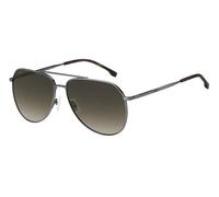Hugo Boss Homme BOSS 1447/S KJ1/86 Lunettes de soleil Métal Fusil Multicolore Pilote Antireflet Ombré