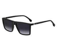 Hugo Boss Homme BOSS 1490/S 807/9O Lunettes de soleil Plastique Noir Gris Carré Ombré