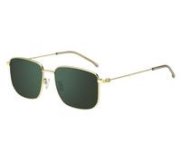 Hugo Boss Homme BOSS 1619/F/S J5G/MT Lunettes de soleil Métal Or Gris Carré Miroir