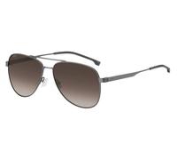 Hugo Boss Homme BOSS 1641/S R80/HA Lunettes de soleil Acier Tige de fusil opaque Marron Pilote Ombré