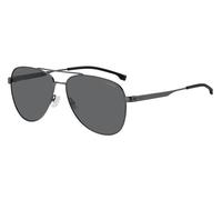 Hugo Boss Homme BOSS 1641/S V81/M9 Lunettes de soleil Acier Fusil Gris Pilote Polarisé
