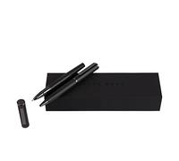 Hugo Boss Hpbr106d Ensemble de stylos à bille et stylo roller à chevrons
