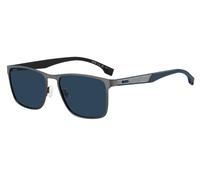 BOSS Lunettes de soleil noires avec branches en gomme - Style BOSS 1826/SR8056KU, 58609821 Noir pcs.
