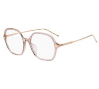 BOSS Monture optique en acétate rose avec rayure sur les branches - Style BOSS 1864/G35J5418, 58609861 Rose clair pcs.