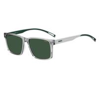 HUGO Lunettes de soleil HG1369/S Gris/Vert 57-16-145 Homme