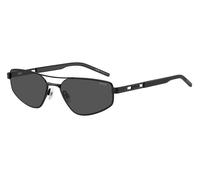 HUGO Lunettes de soleil en métal noir avec logo découpé - Style HG 1414/S00358IR, 58610290 Noir pcs.