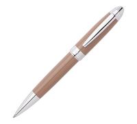 Hugo Boss Icône de stylo à bille | Encre bleue | Coffret cadeau (Camel/Chrome)