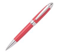 Hugo Boss Icône de stylo à bille | Encre bleue | Coffret cadeau (Corail/Chrome)