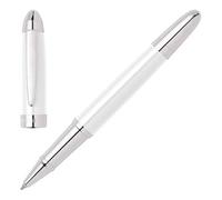 Hugo Boss Icône stylo roller | encre noire | coffret cadeau (blanc)