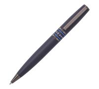 Hugo Boss Illusion Gear HSV2124L Stylo bille en laiton et chrome Bleu 13,8 x 1,1 cm