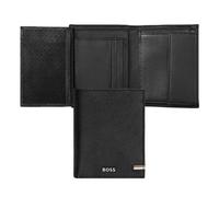 Porte-monnaie - HUGO BOSS - Iconic Wallet - Cuir noir - 6 compartiments - Protection RFID
