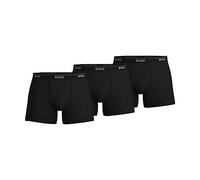 Hugo Boss Lot de 3 Boxers en Coton pour Homme, Noire de Nuit, XL