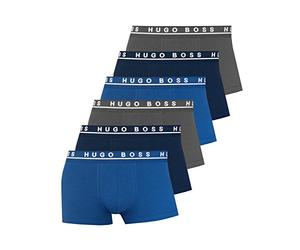 Hugo Boss Lot de 6 boxers pour homme 50325404, Bleu Open (-487)., L