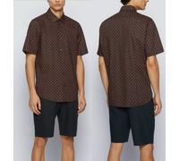 HUGO BOSS Luka 2F Chemise Ananas Pour Hommes Regular Fit Iconique Wow L