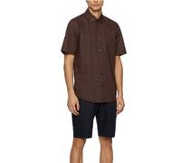 HUGO BOSS Luka 2F Chemise Ananas Pour Hommes Regular Fit Iconique Wow XL