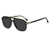 HUGO BOSS Lunettes de Soleil BOSS 1751/S Black 57/16/145 Homme