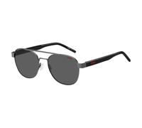 HUGO BOSS Lunettes de Soleil HG 1196-S R80 MATTE DARK RUTHENIUM 54-18-145 Homme