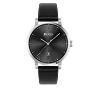 Hugo Boss-Montre Analogique pour Homme à movement Quartz en Cuir - 1513790