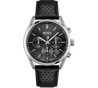 Hugo Boss Montre Champion 1513816 Chronographe Quartz Cuir Noir Hommes