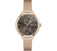 Hugo Boss - Montre Femmes - Quartz - Multi-Cadrans - Bracelet Acier inoxydable Ip-rosé - 1502536