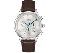Hugo Boss - Montre Hommes - Quartz Chronographe - Bracelet Cuir Marron - 1513889