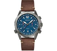 Hugo Boss-Montre Multi Dial pour Homme à movement Quartz en Cuir 1513773