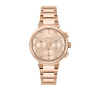 Hugo - Boss One Montre à Quartz en Acier Inoxydable - Femme - Accessoires - Jaune - Taille: ONE Size