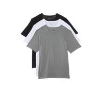 Hugo Boss Pack 3 Coton Classique V-Neck T-Shirt, Shirt SS VN Monochrome