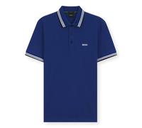 HUGO BOSS Polo Homme Paddy En Piqué Coton Collet Regular Fit 50469055 Bleu Foncé