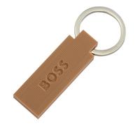 BOSS Porte-clés en silicone camel et laiton avec logo - Style Key ring Edge Iconic Camel, 58138503 Marron pcs.