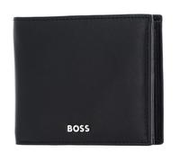 HUGO BOSS Portefeuille classique lisse noir, Noir