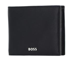HUGO BOSS Portefeuille classique lisse noir, Noir