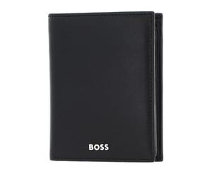 Hugo BOSS Portefeuille classique lisse Noir, Noir , Classique