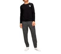 HUGO BOSS Pyjama En Coton Avec Logos Mélangés 50479316 Couleur Noir