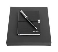 Hugo Boss Set d'écriture Gear Icon et bloc-notes A6 Elegance Storyline dans une boîte cadeau HPBM252A