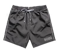 Hugo Boss Short de bain pour homme avec logo étoile de mer BM - Gris - Medium