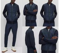 HUGO BOSS Skiles 38 Sweat à Zip Bomber Blouson Hybride Zip L
