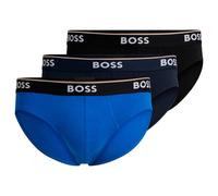 HUGO BOSS Slip En Coton Élastiqué Lot De 3 BRIEF 50514920 Couleur Bleu