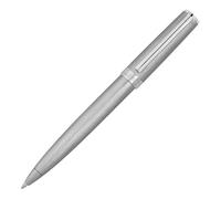 HUGO BOSS Stylo à bille Gear Chrome brossé